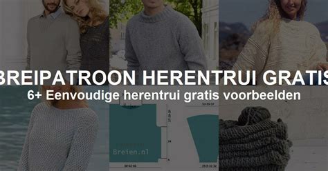 Makkelijk Breipatroon Herentrui Gratis [Tutorial] .